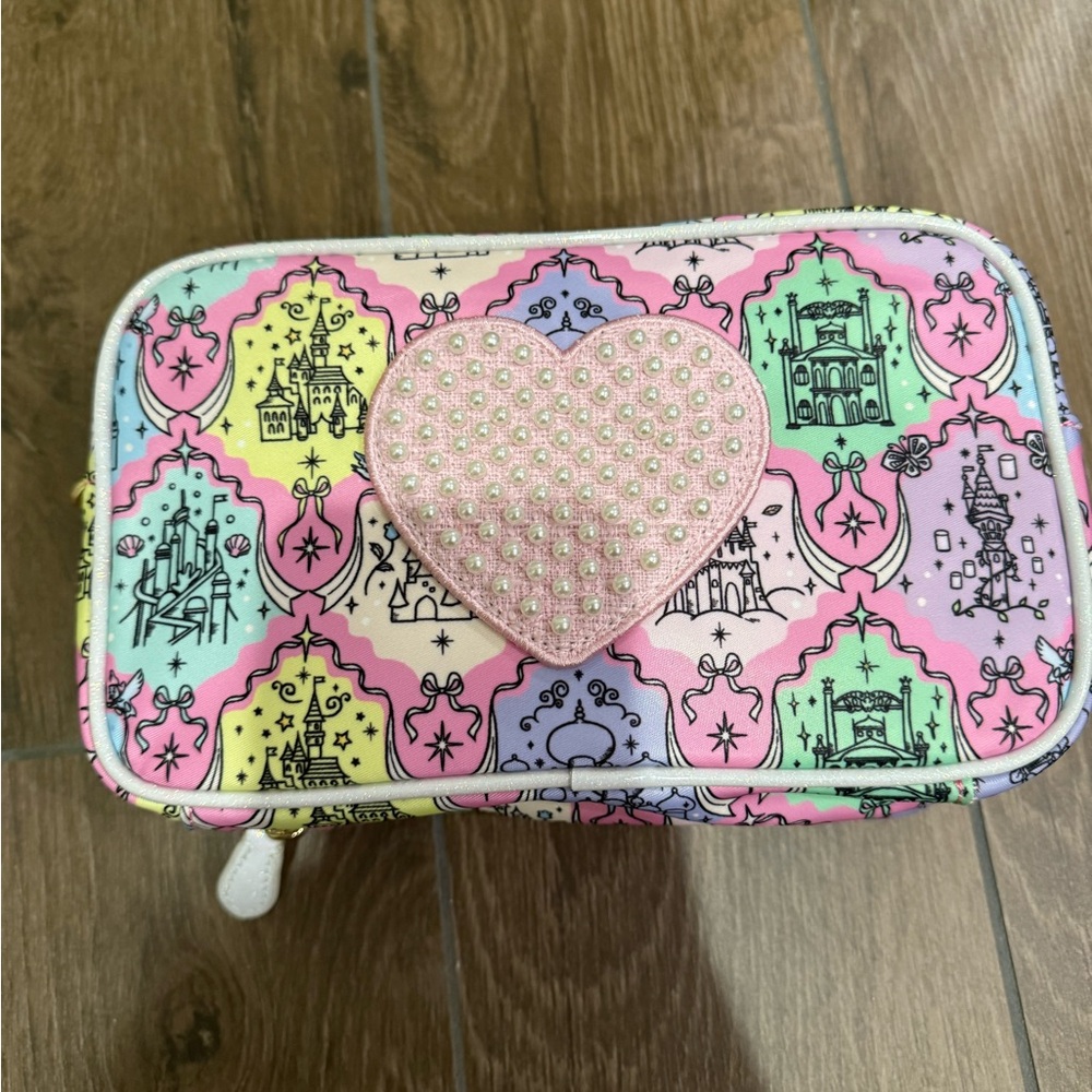 Stoney Clover Lane Double Zip Pouch “The Castle Awaits” 🏰